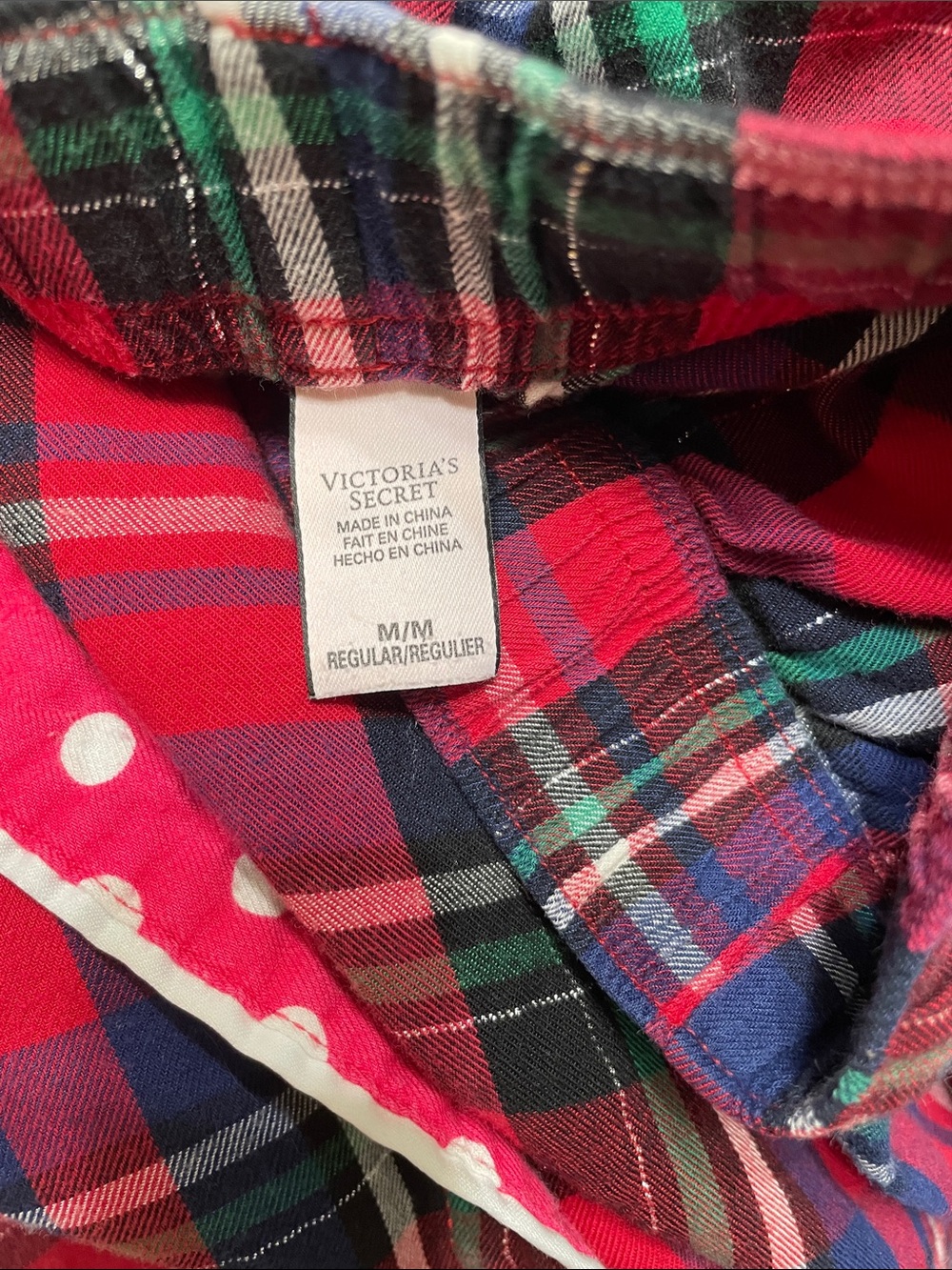 Victoria's Secret Red Plaid pajama set - Picture 6 of 6